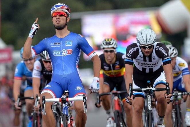 Ketvirtojo „Eneco Tour“ etapo finišas | AFP/Scanpix nuotr.