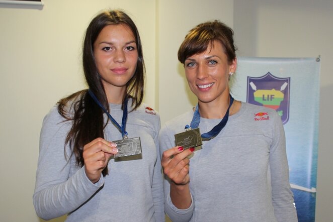 Milda Valčiukaitė ir Donata Vištartaitė | Sportas.lt/Dominyko Genevičiaus nuotr.