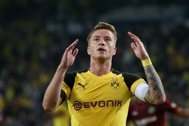 „Hannover“ – Dortmundo „Borussia“ rungtynių akimirka | Scanpix nuotr.