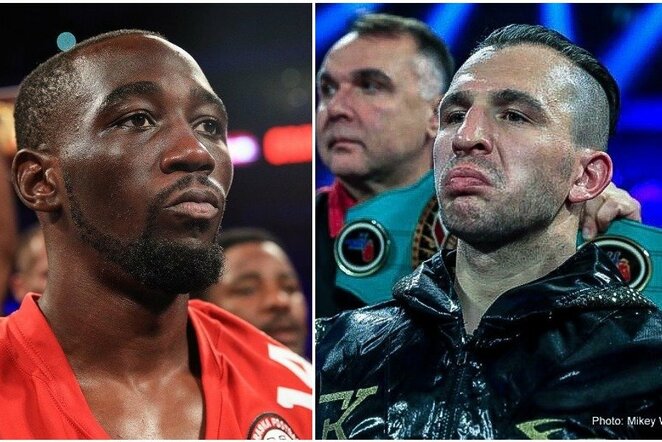 Terence'as Crawfordas ir Egidijus Kavaliauskas | „Top Rank“ nuotr.