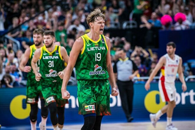 Lietuva – Ispanija rungtynių akimirka | FIBA nuotr.