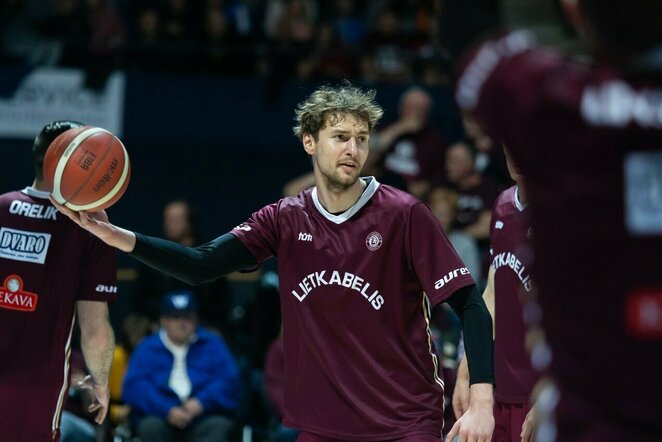 „Lietkabelis“ – „Rytas“ rungtynių akimirka | Luko Balandžio / BNS foto nuotr.