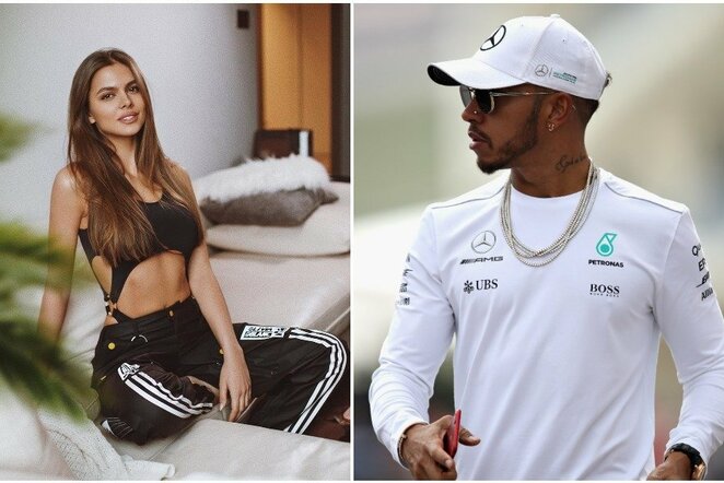 Viktorija Odincova ir Lewisas Hamiltonas | „Scanpix“ ir instagram.com nuotr.
