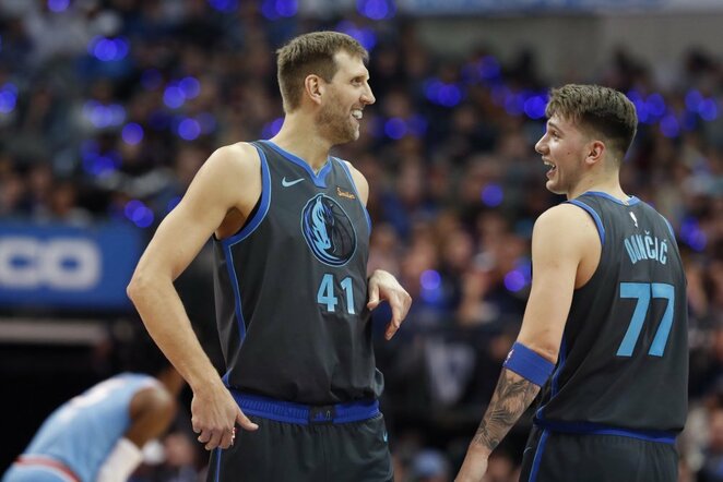 Nowitzki ir Dončičius | Scanpix nuotr.