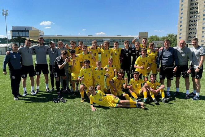 Lietuvos U-15 futbolo rinktinė | lff.lt nuotr.