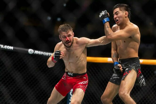 Nathanielis Woodas įveikė Jose Delgado | Organizatorių nuotr.