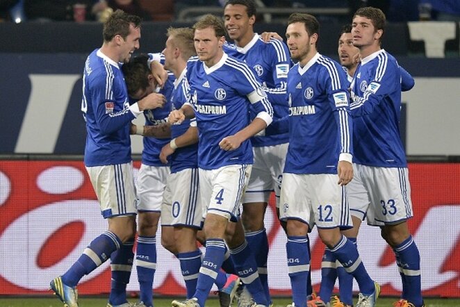 „Schalke“ džiaugiasi įvarčiu | AP/Scanpix nuotr.