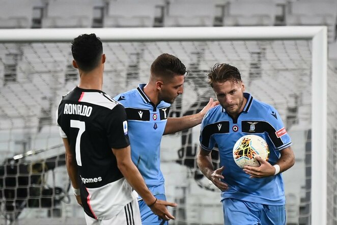 Cristiano Ronaldo ir Ciro Immobile | Scanpix nuotr.