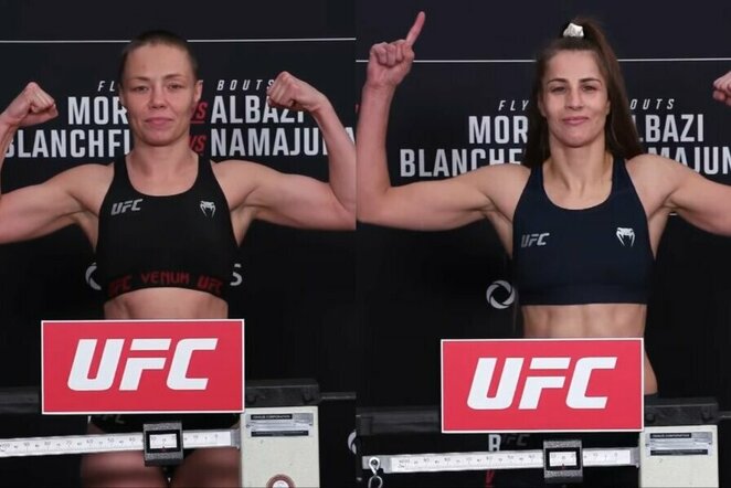 Rose Namajunas ir Jasmine Jasudavicius | „Stop“ kadras