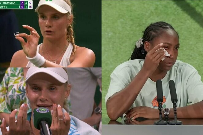 Dajana Jastremska ir Coco Gauff | „Stop“ kadras