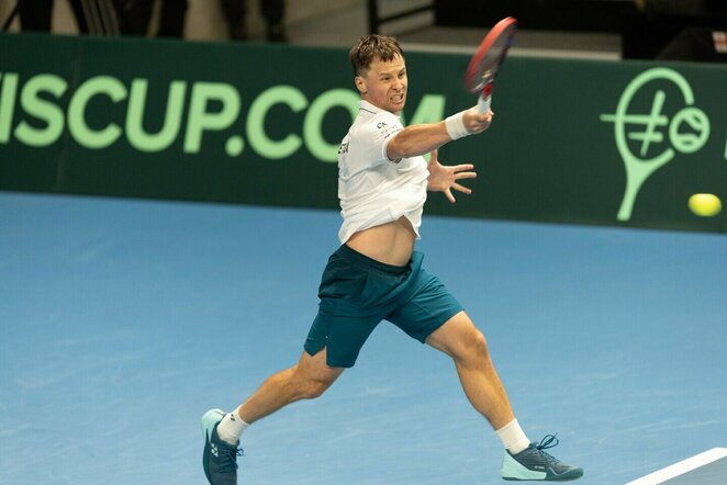 Ričardas Berankis prieš Sabą Purtseladzę | Sauliaus Čirbos nuotr.