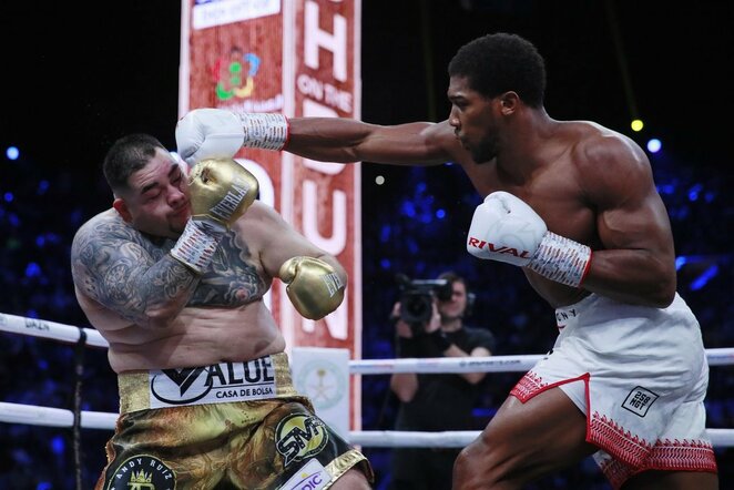 Andy Ruizas ir Anthony Joshua | Scanpix nuotr.