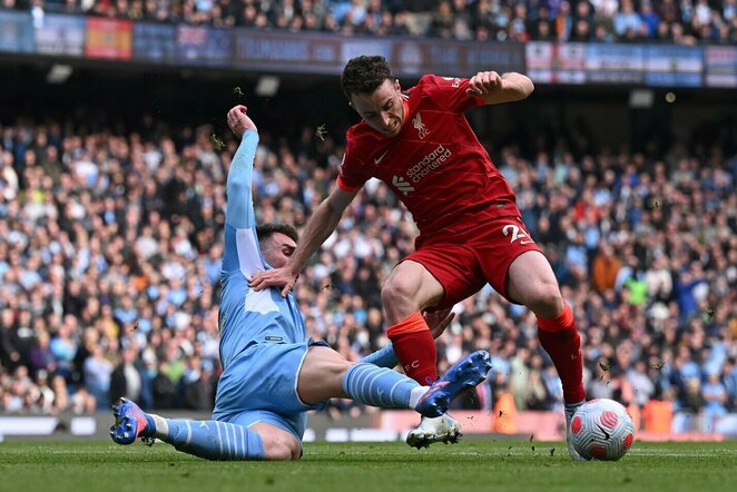 „Manchester City“ – „Liverpool“ rungtynių akimirka | Scanpix nuotr.