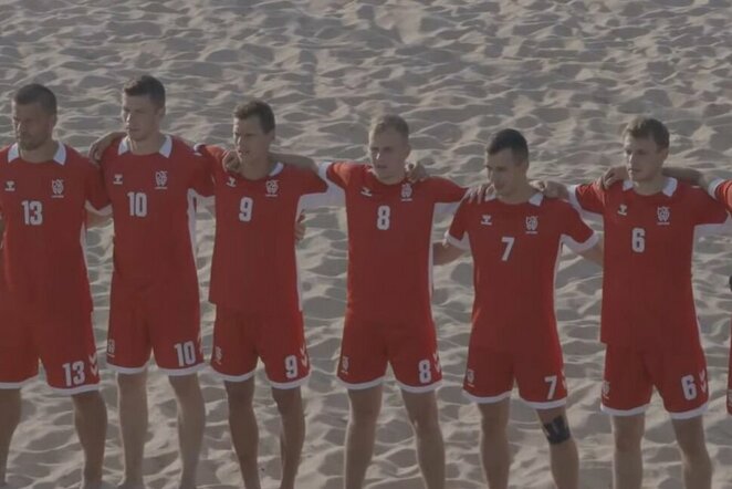 Lietuvos paplūdimio futbolo rinktinė | Youtube.com nuotr.