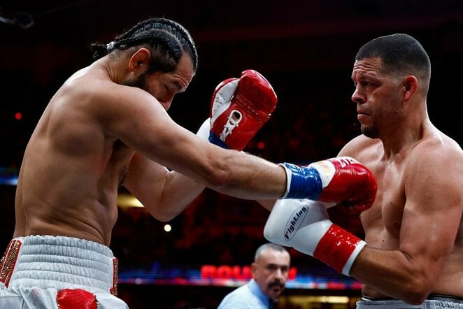 Jorge Masvidalis ir Nate'as Diazas | Scanpix nuotr.