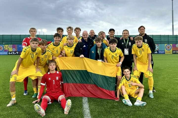 Lietuvos U-15 futbolo rinktinė | lff.lt nuotr.