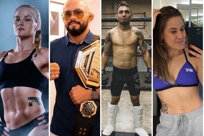 Valentina Ševčenko, Deivesonas Figueiredo, Alexas Perezas ir Jeniffer Maia | Instagram.com nuotr