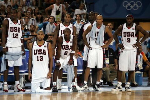 2004 m. JAV olimpinė krepšinio rinktinė | Scanpix nuotr.