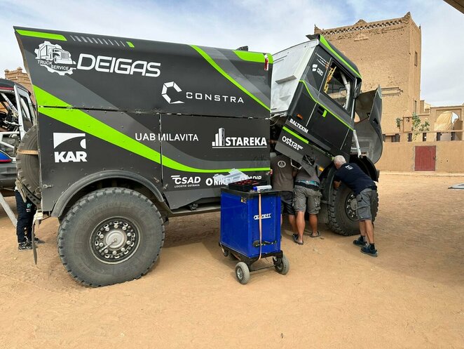 „Deigas-Constra Racing Team“ testai Maroke | Komandos nuotr.