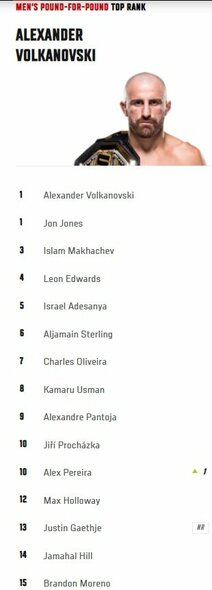 Geriausių UFC vyrų kovotojų reitingas | Organizatorių nuotr. Geriausių UFC vyrų kovotojų reitingas | Organizatorių nuotr.