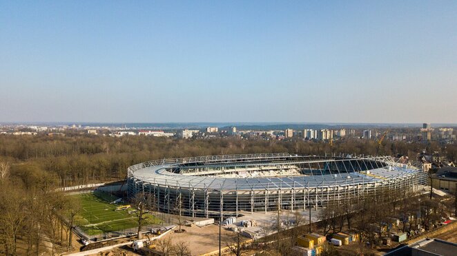 Dariaus ir Girėno stadione jau atlikta apie 85 proc. darbų | Organizatorių nuotr.