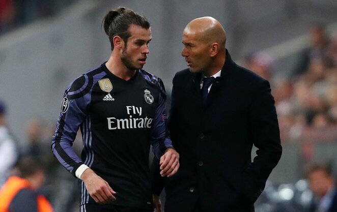 Garethas Bale'as ir Zinedine'as Zidane'as | Scanpix nuotr.