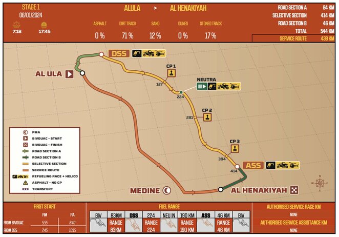 Pirmasis 2024 m. Dakaro ralio greičio ruožas | Organizatorių nuotr.