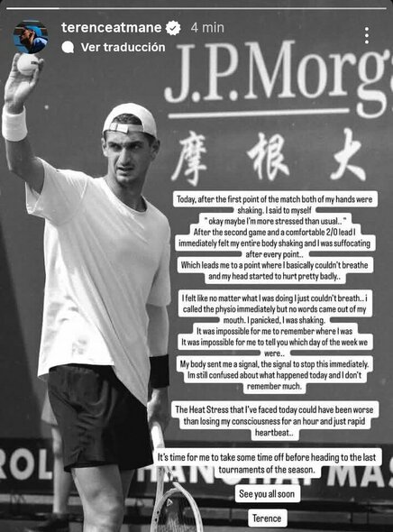 Terence'o Atmane'o žinutė | Instagram.com nuotr