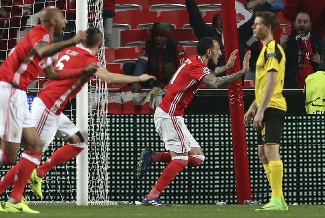 „Benfica“ – „Borussia“ rungtynių akimirka | Scanpix nuotr.
