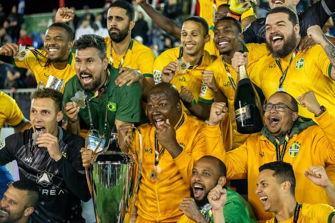 Socca mažojo futbolo pasaulio čempionato finalas: Brazilija - Kazachstanas | Organizatorių nuotr.