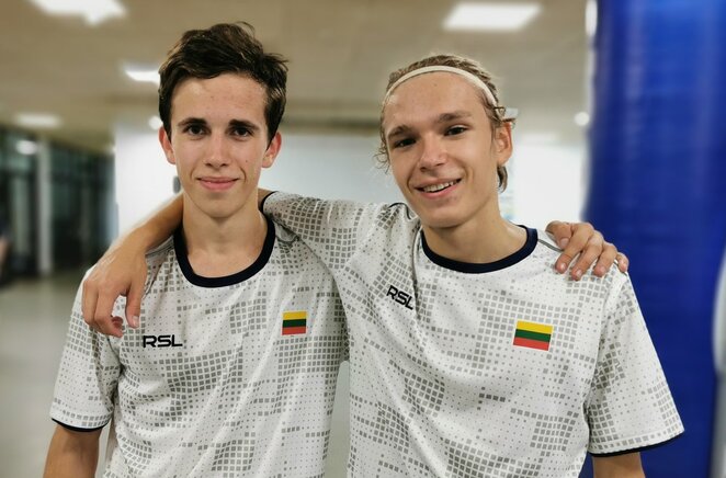 Simas Novikas ir Jonas Ožalas | Organizatorių nuotr.