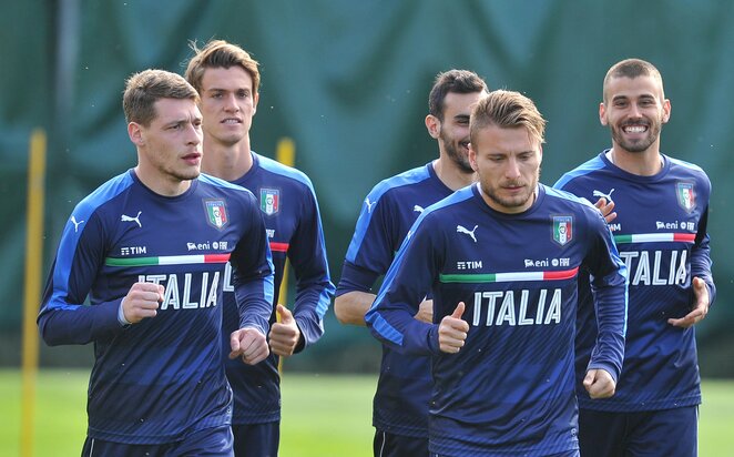 Andrea Belotti (kair.) ir Ciro Immobile (deš.) | Scanpix nuotr. Andrea Belotti (kair.) ir Ciro Immobile (deš.) | Scanpix nuotr.