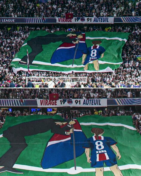 PSG fanų plakatas | Organizatorių nuotr.