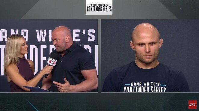 Dana White'as ir Julius Anglickas | Youtube.com nuotr. Dana White'as ir Julius Anglickas | Youtube.com nuotr.
