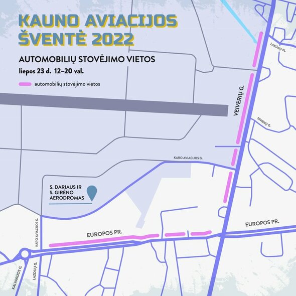Automobilių stovėjimo vietos | Organizatorių nuotr.