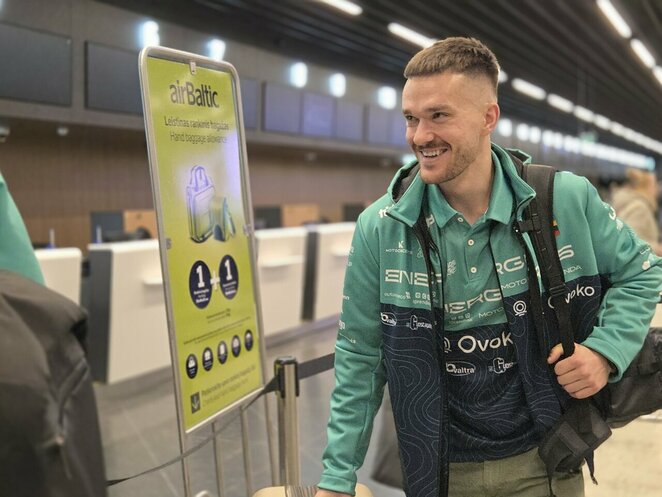 Dovydas Karka išlydėtas į Dakaro ralį | Organizatorių nuotr.
