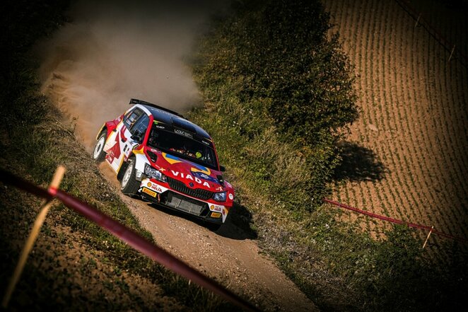 „Viada-Multi FX“ ekipa „CBet Rally Rokiškis“ lenktynėse | Alfonso Rakausko nuotr.