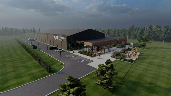 Naujas teniso kompleksas Klaipėdos rajone | Organizatorių nuotr.