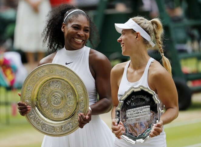 Serena Williams ir Angelique Kerber | Scanpix nuotr.