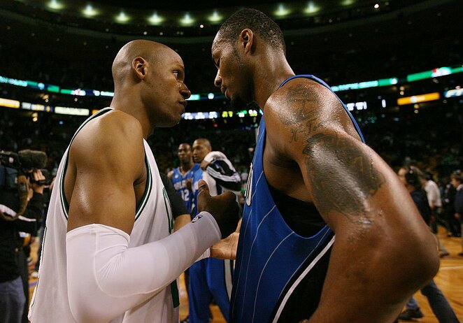 Ray Allenas ir Rashardas Lewisas | Organizatorių nuotr.