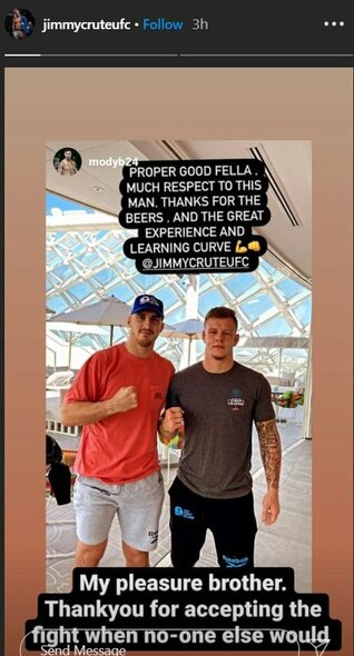 Jimmy Crute'as ir Modestas Bukauskas | Instagram.com nuotr