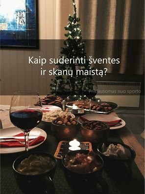 Kaip suderinti šventės ir skanų maistą? | „Facebook“ nuotr.