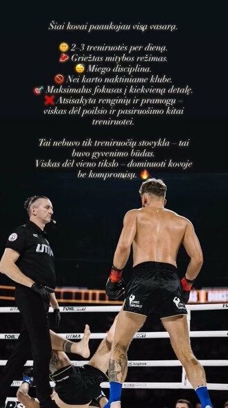 Dominyko Dirksčio žinutė | Instagram.com nuotr