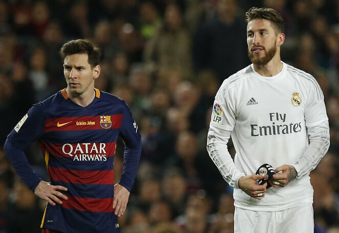Lionelis Messi ir Sergio Ramosas | Scanpix nuotr.