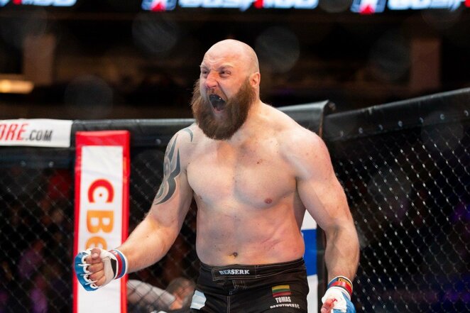 Tomas Pakutinskas prieš Denisą Polechiną | Žygimanto Gedvilos / BNS foto nuotr.