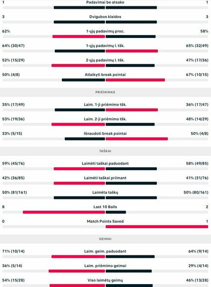 Mačo statistika: E.Butvilas - H.Searle'as | Organizatorių nuotr.