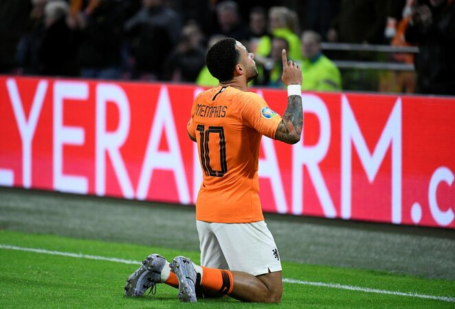 Memphis Depay'us | Scanpix nuotr. Memphis Depay'us | Scanpix nuotr.