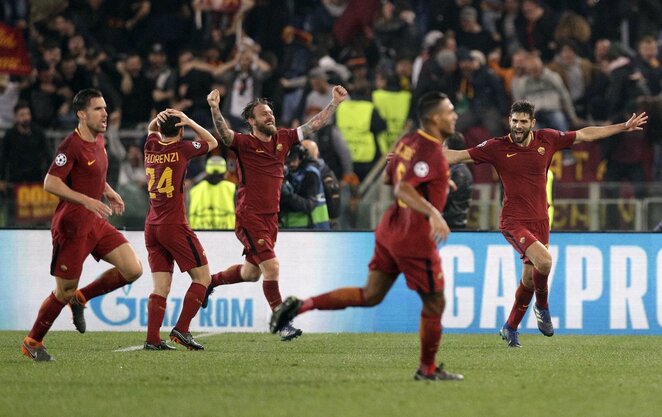 UEFA Čempionų lygos ketvirtfinalis: „Roma“ - „Barcelona“ (2018.04.10) | Scanpix nuotr.