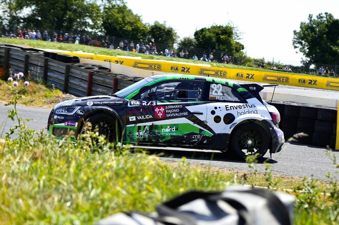 Rytis Gurklys Europos ralio kroso čempionato etape Airijoje | Komandos nuotr.
