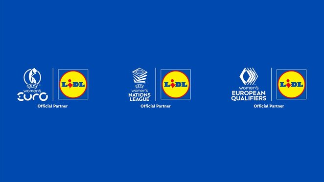 „Lidl“ iki 2030 metų rems UEFA moterų futbolo turnyrus | Organizatorių nuotr.
